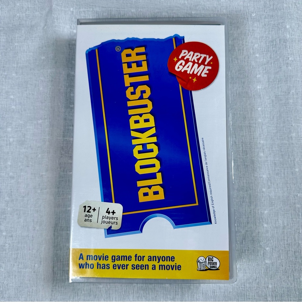 The Blockbuster Game - Movie Party Game NEW from Big Potato Games